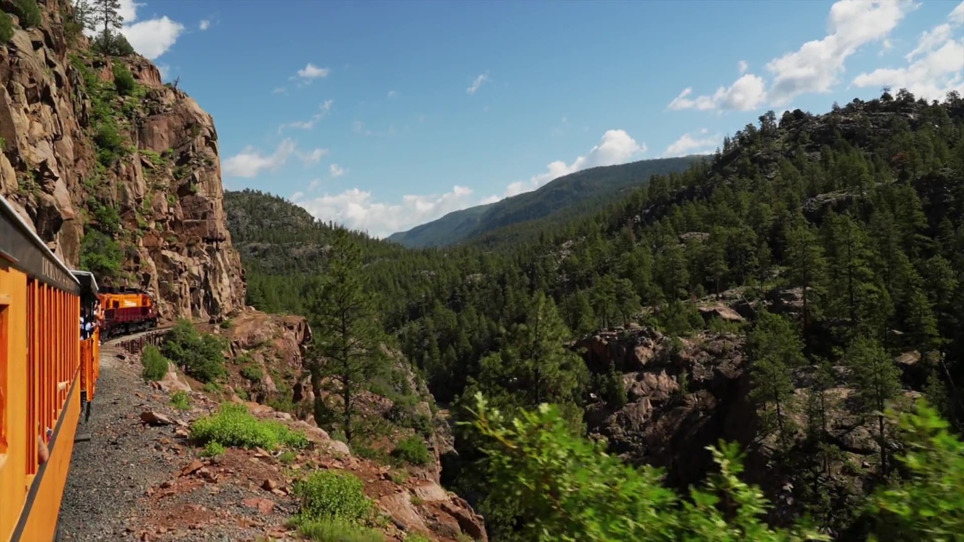 Aerial view of Durango and the Animas Valley in La Plata County