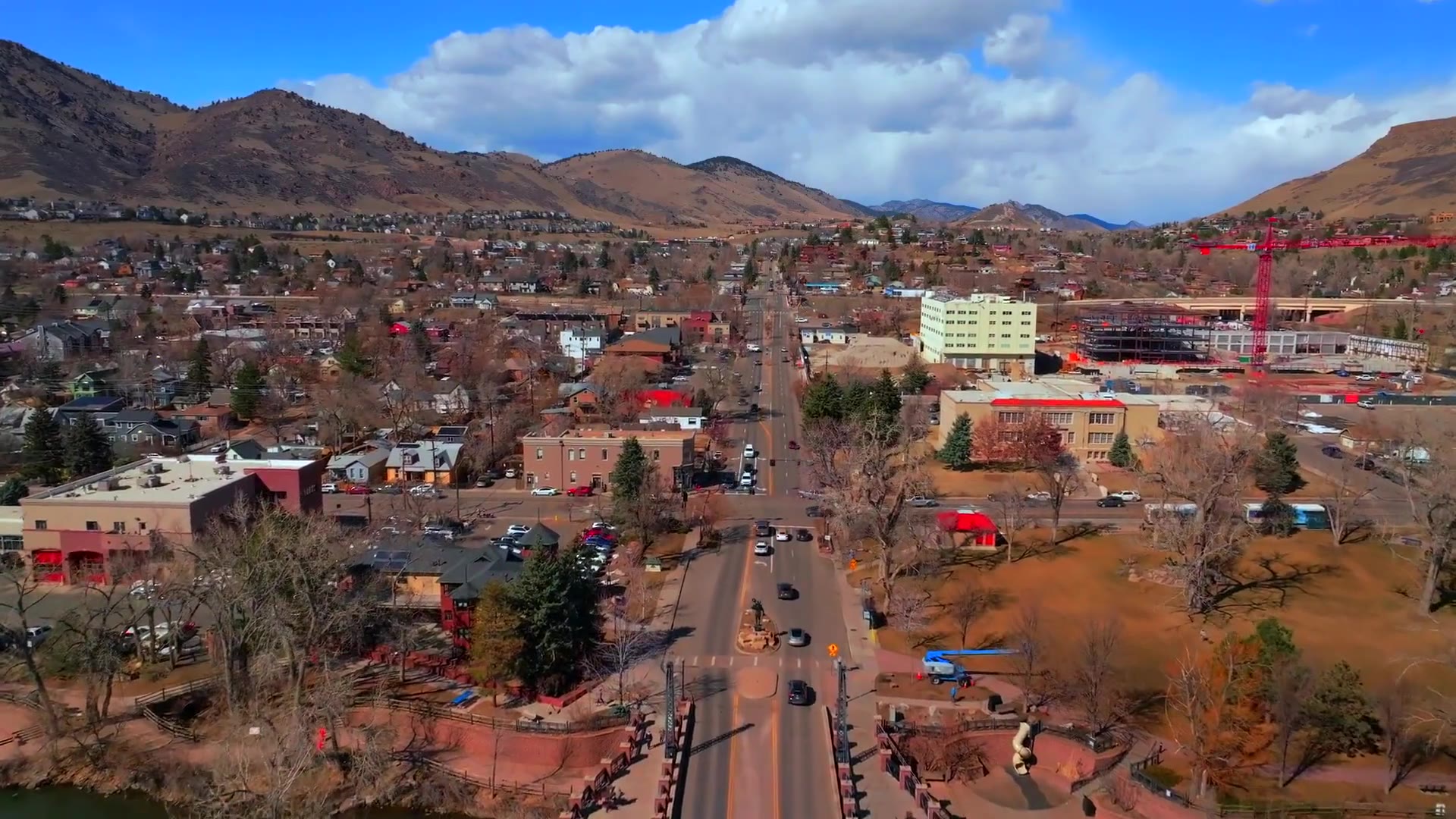 Aerial view near Arvada, Colorado