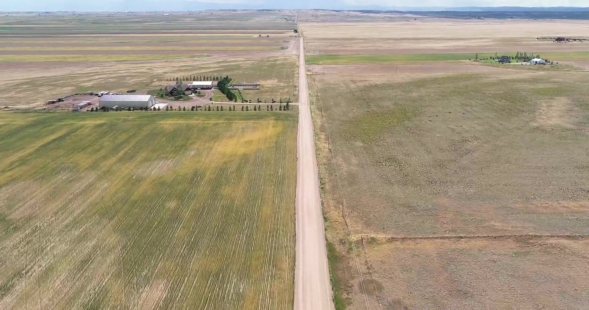 Aerial view of Washington County, Colorado